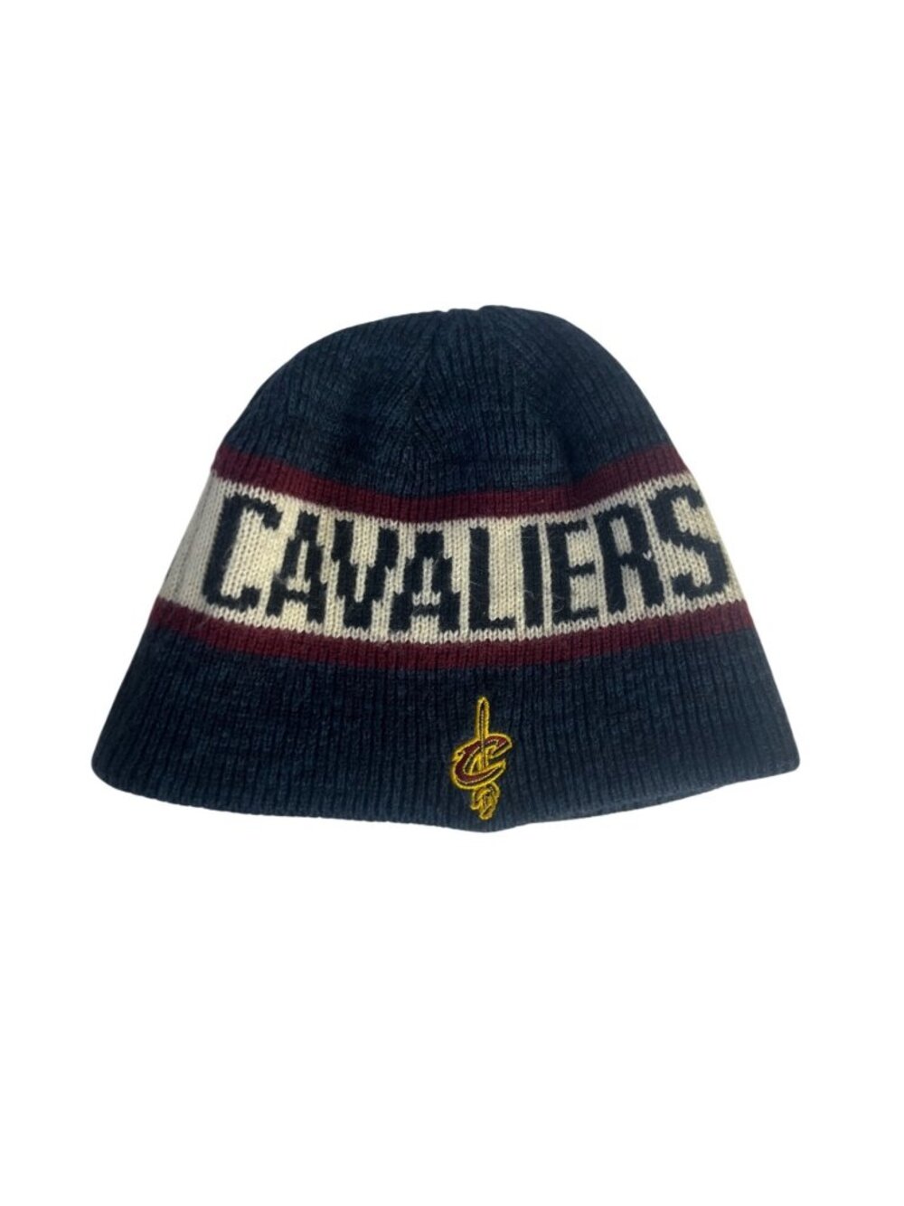 Cleveland Cavaliers Knit Beanie Hat Dark Blue Winter Cap Fanwear Winter